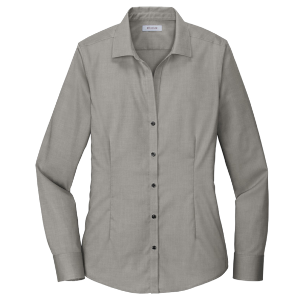 Red House Ladies Pinpoint Oxford Non-Iron Shirt - Image 4