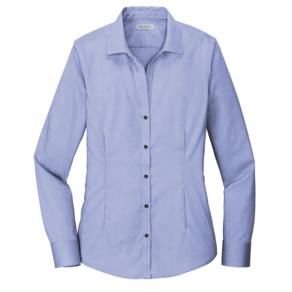 Red House Ladies Pinpoint Oxford Non-Iron Shirt - Image 3