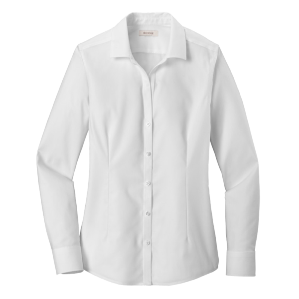 Red House Ladies Pinpoint Oxford Non-Iron Shirt - Image 2